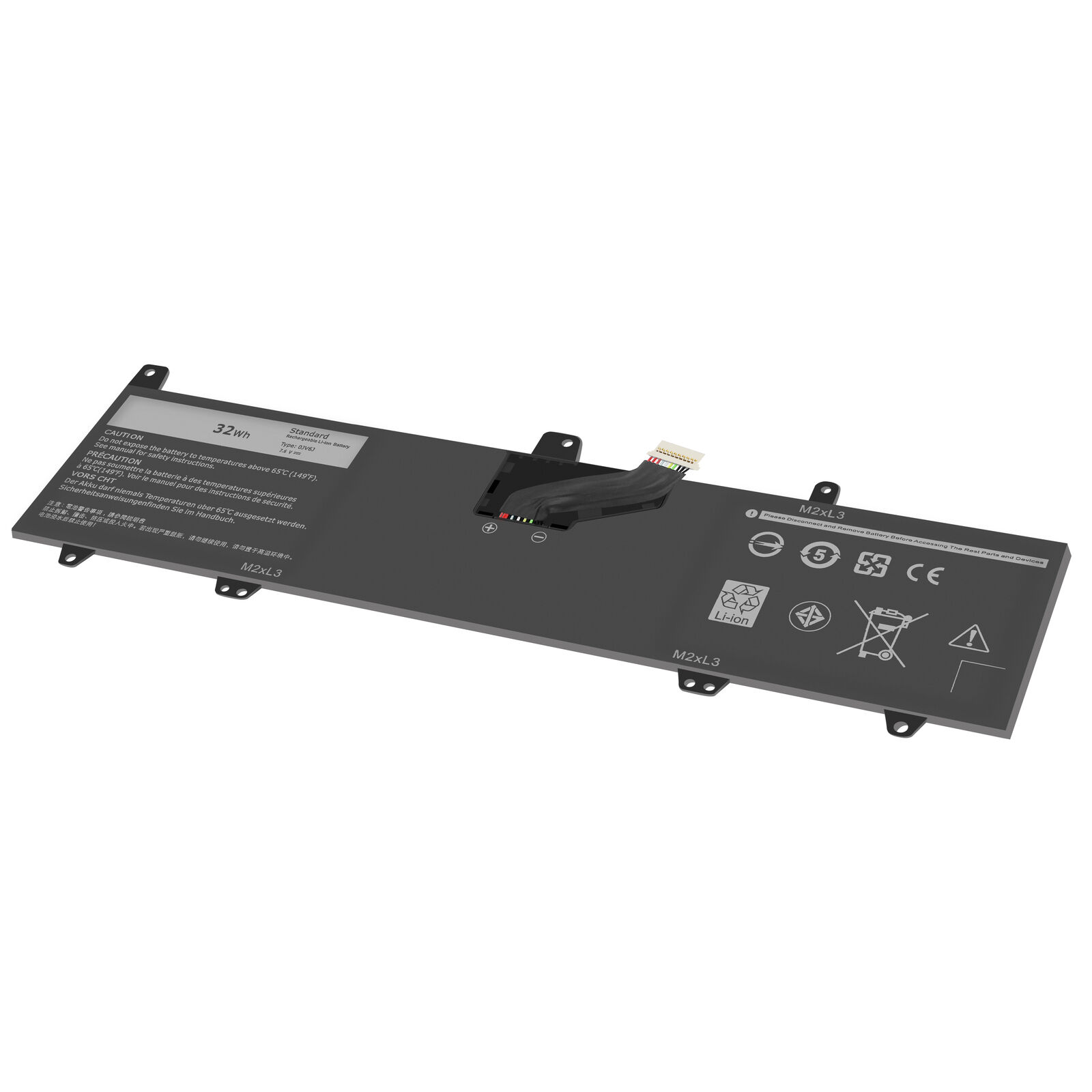 0JV6J 8NWF3 PGYK5 Dell Inspiron 11-3000 3162 3164 3168 P25T 7.6V compatibele Accu