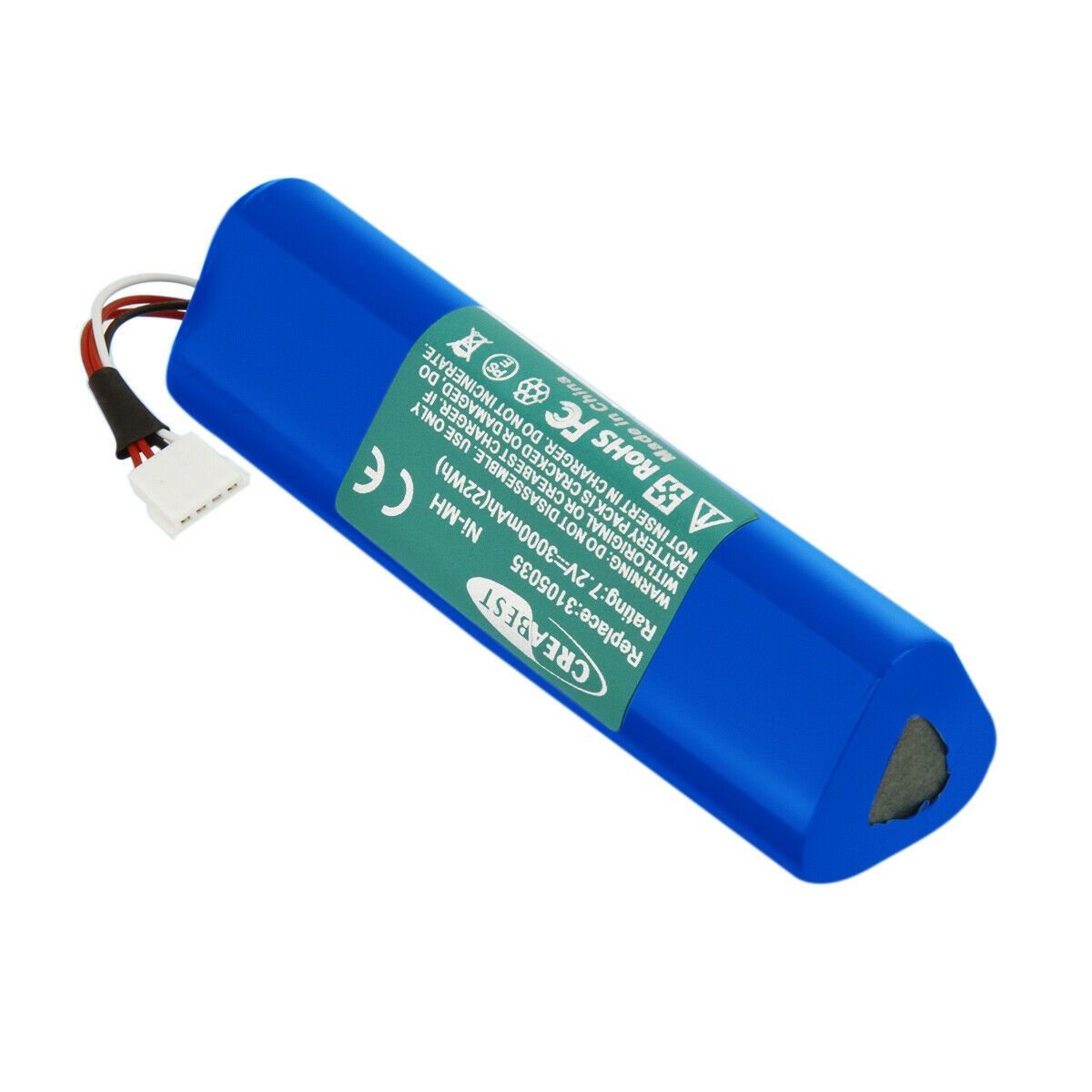 7.2V Fluke 3105035,Ti-25,Ti-10,Ti-20,Fluke Ti20-RBP,3000mAh,Ni-MH compatibele Accu