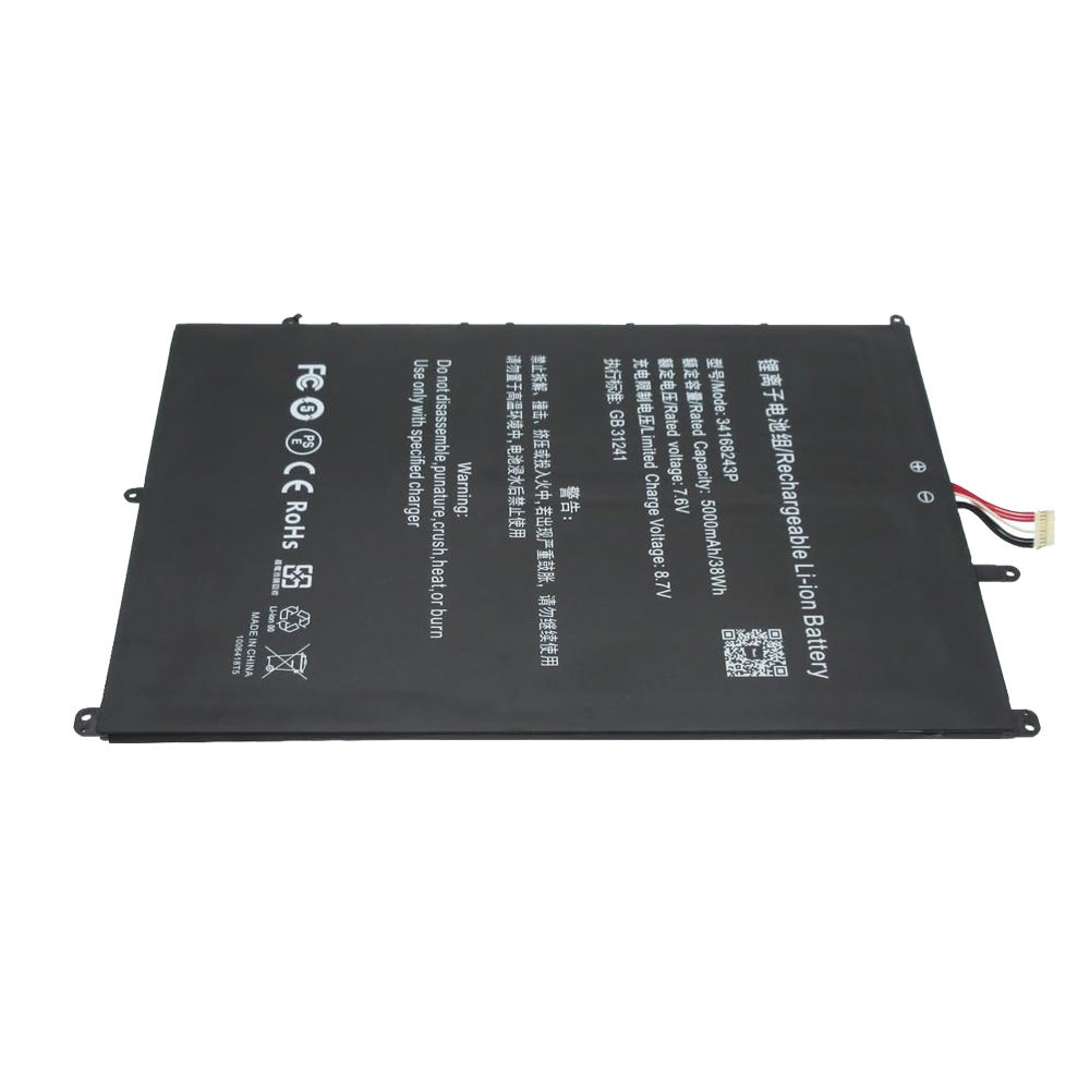 34168243P Chuwi Herobook Pro CWI514 BMAX X15 Y1X4 34168243P 5000mAh 38Wh compatibele Accu