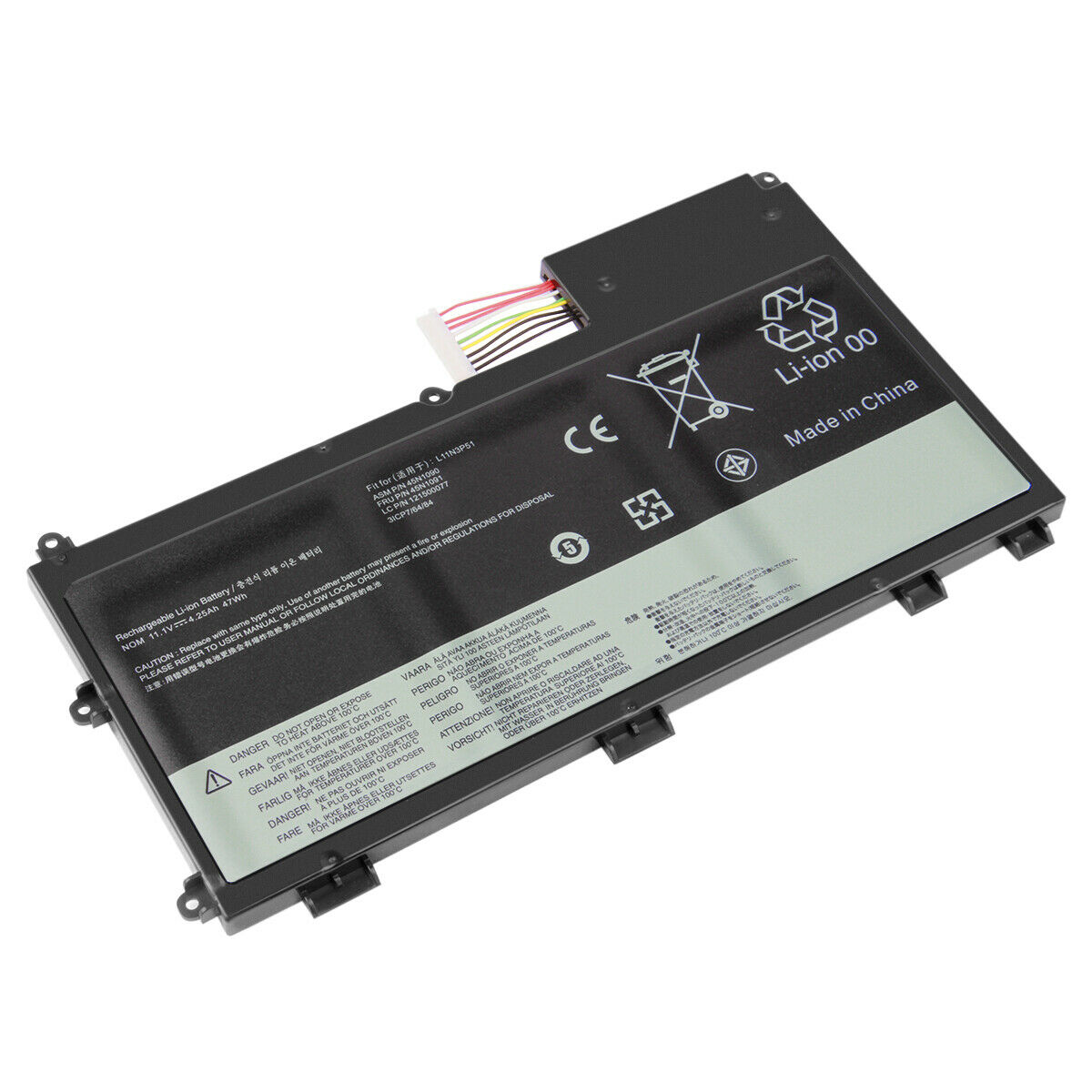 4250mAh Lenovo ThinkPad T430U Ultrabook L11S3P51 compatibele Accu - Klik op de afbeelding om het venster te sluiten