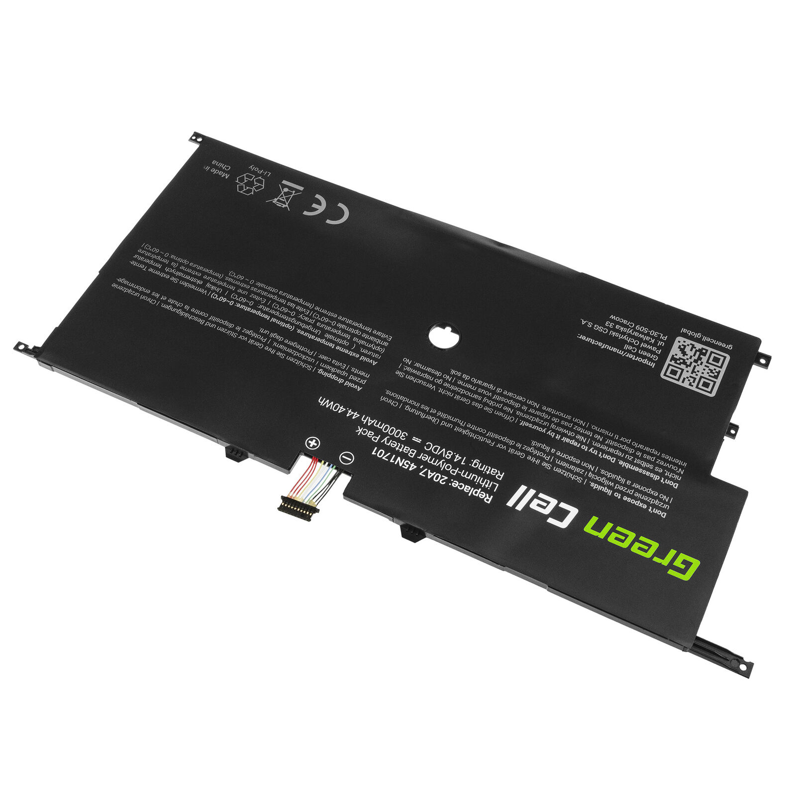 Lenovo ThinkPad X1 Carbon 14 Gen 2 20A7 20A8 45N1702 45N1703 compatibele Accu