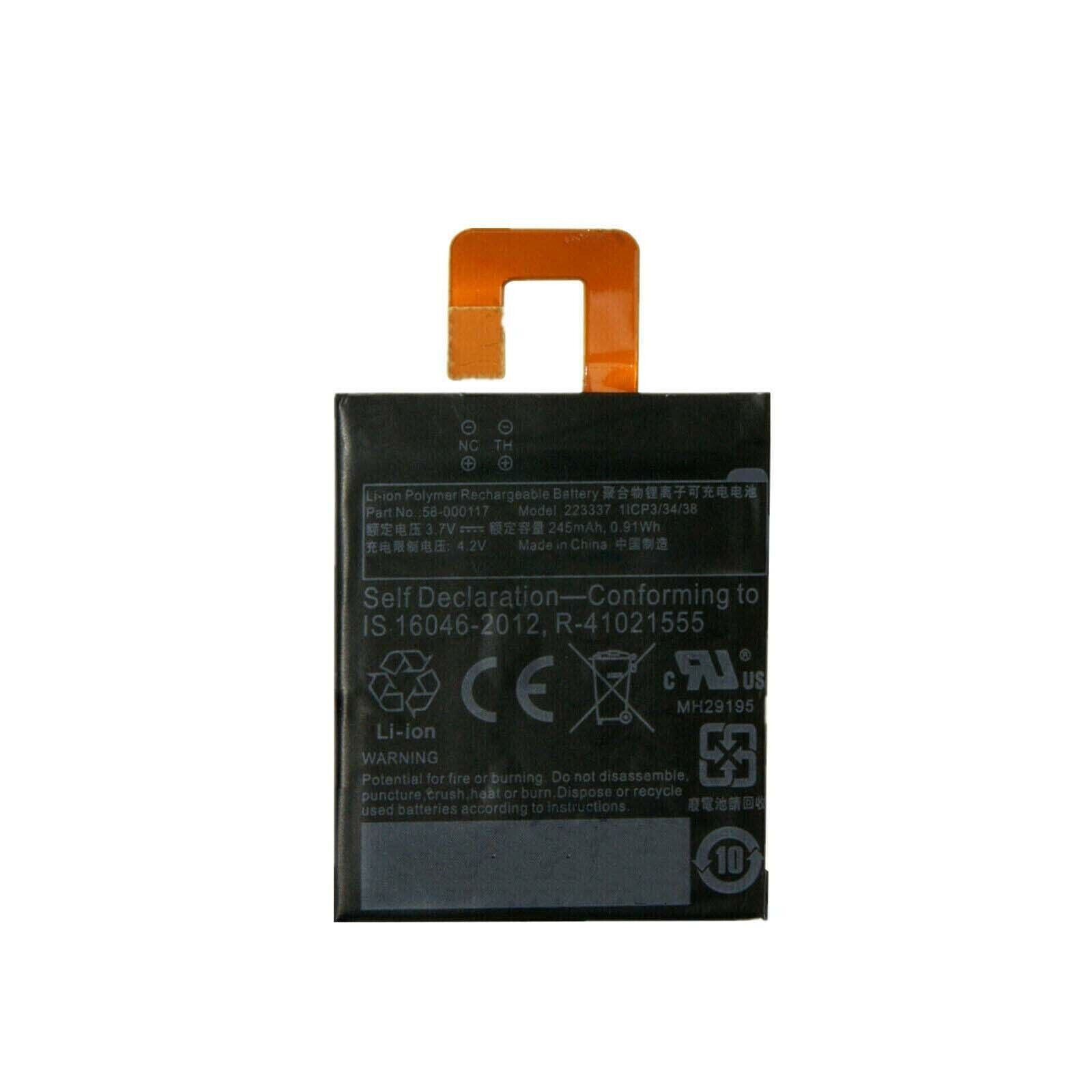 58-000117 223337 Amazon Kindle Oasis 1,2, KO1,KO2 8th Generation SW56RW compatibele Accu 58-000117 223337 Amazon Kindle Oasis 1,2, KO1,KO2 8th Generation SW56RW compatibele Accu