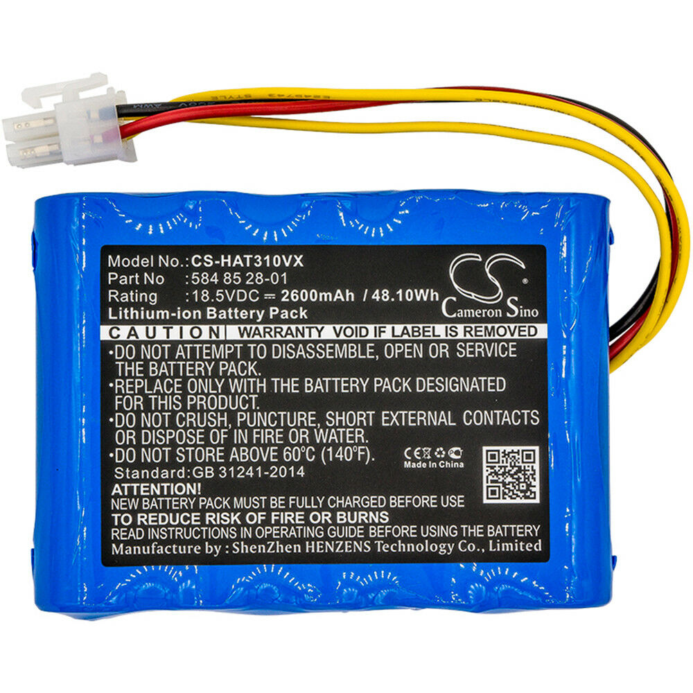 18,5V Li-Ion Gardena Sileno City 250 -584 82 28-02,2600mAh compatibele Accu