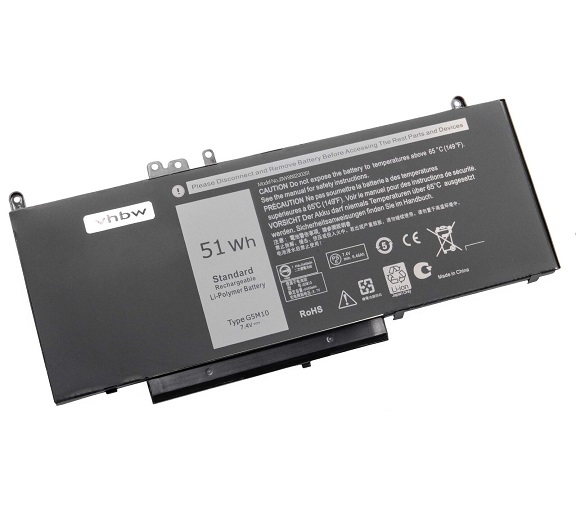 Li-Po for DELL 6MT4T, 79VRK, 8V5GX, F5WW5 compatibele Accu