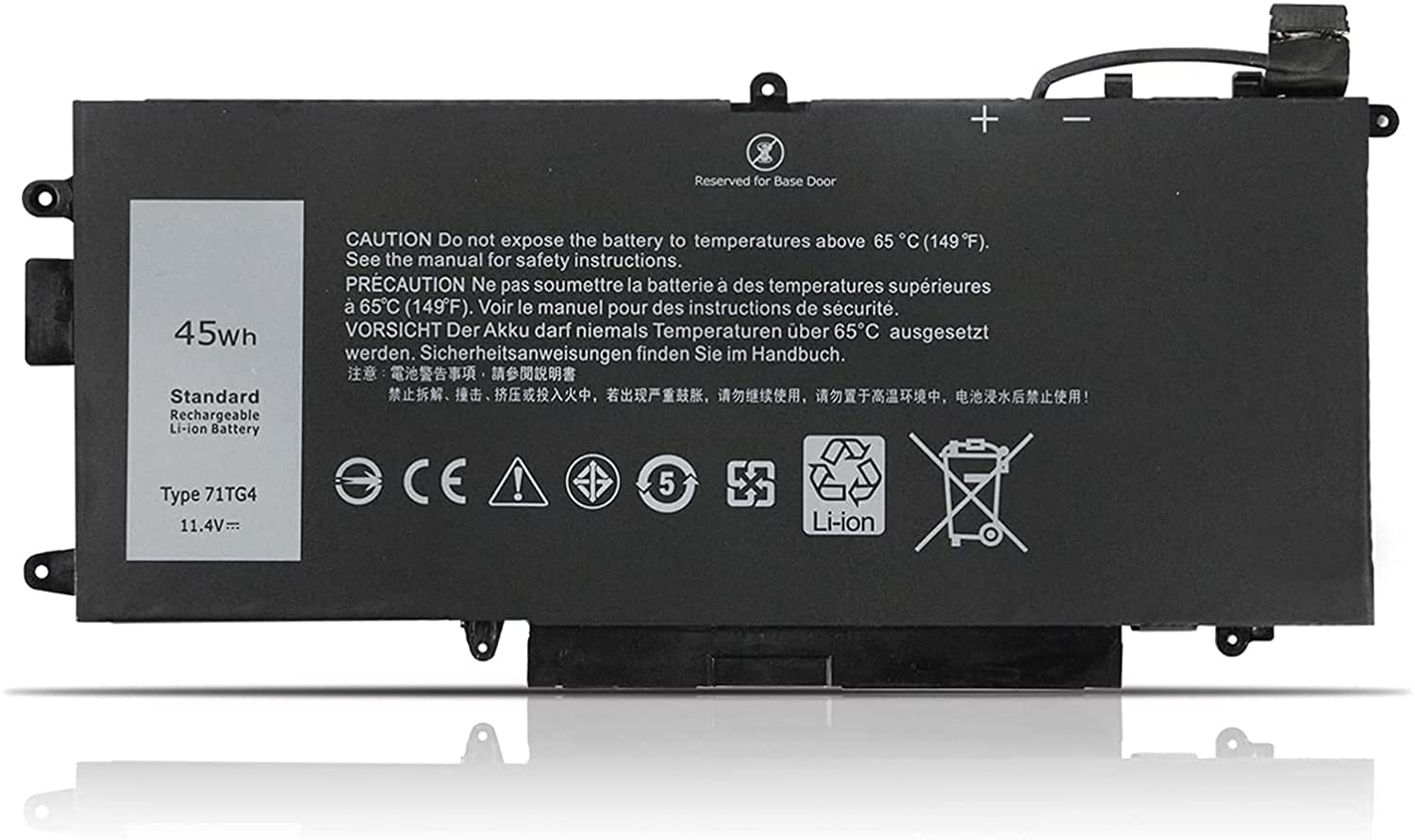 71TG4 Dell Latitude 12 5000 5289 13 7000 7389 7390 P29S001 P29S002 2-in-1 Business compatibele Accu