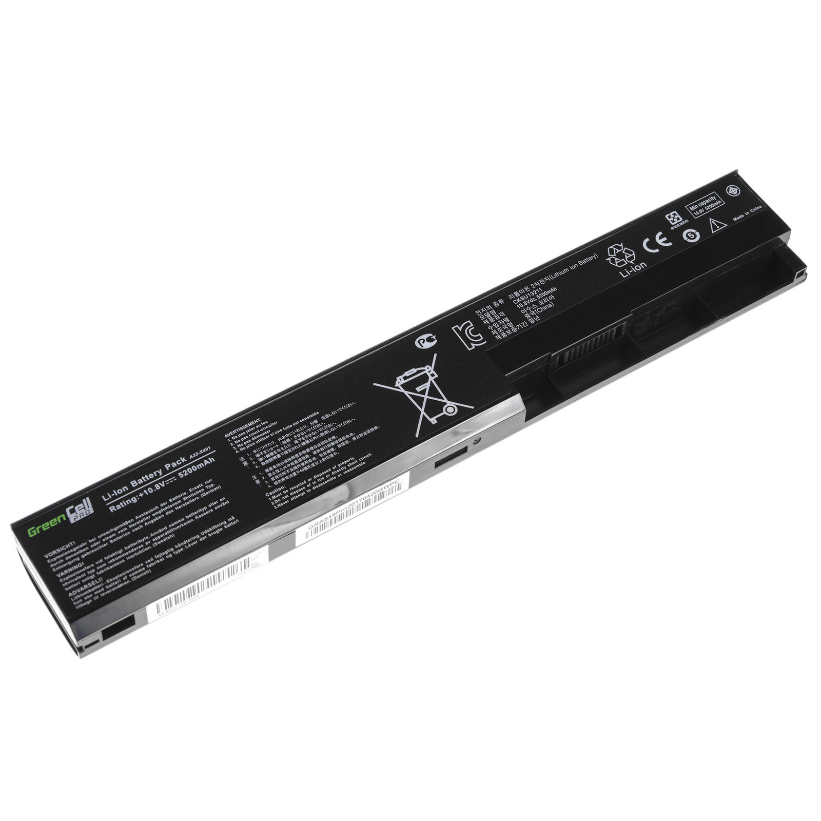 Asus X301A-RX005V X301A-RX119V 4400mAh compatibele Accu - Klik op de afbeelding om het venster te sluiten