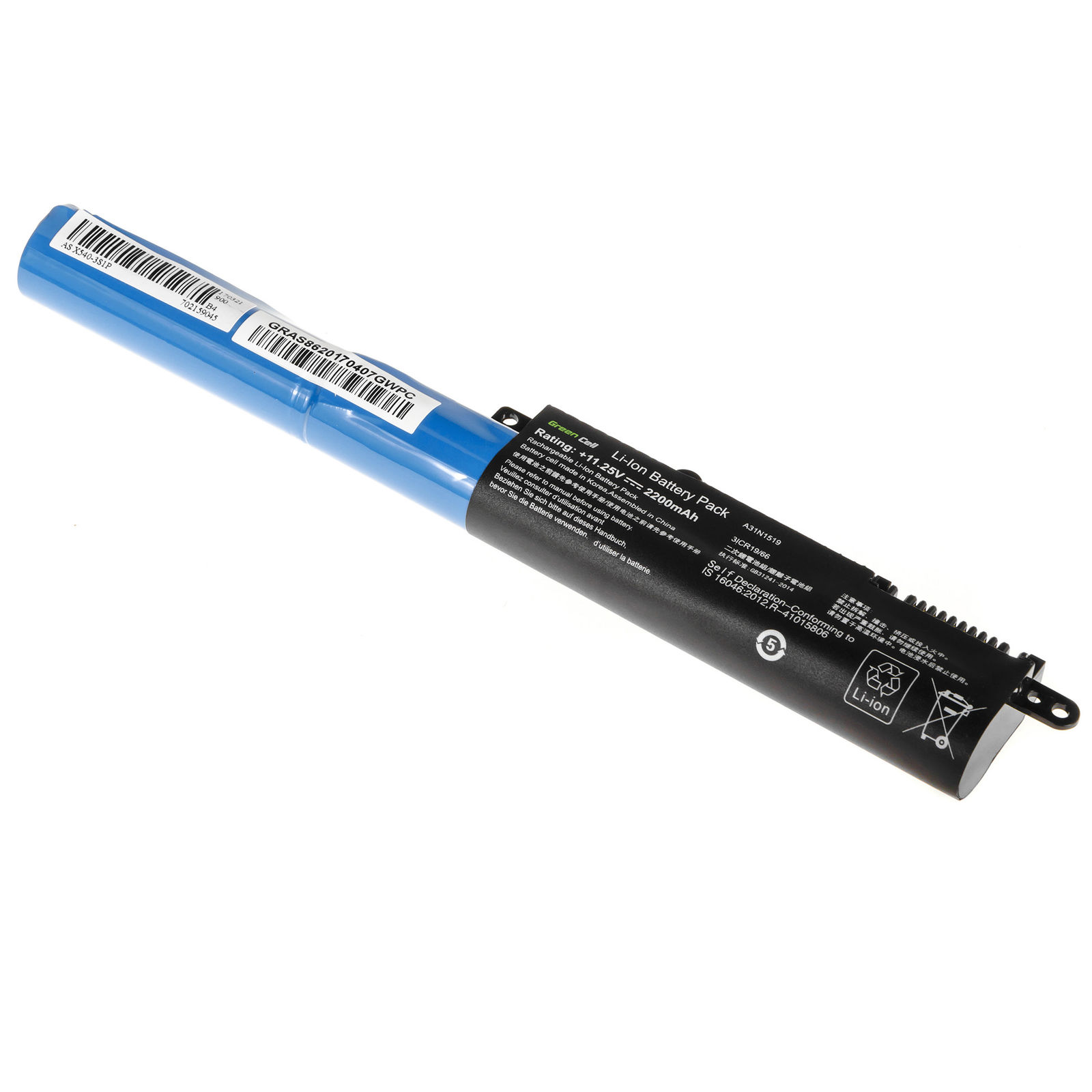 Asus F540SA-XX420T F540SA-XX440T F540SC-XX008T F540SC-XX030T compatibele Accu