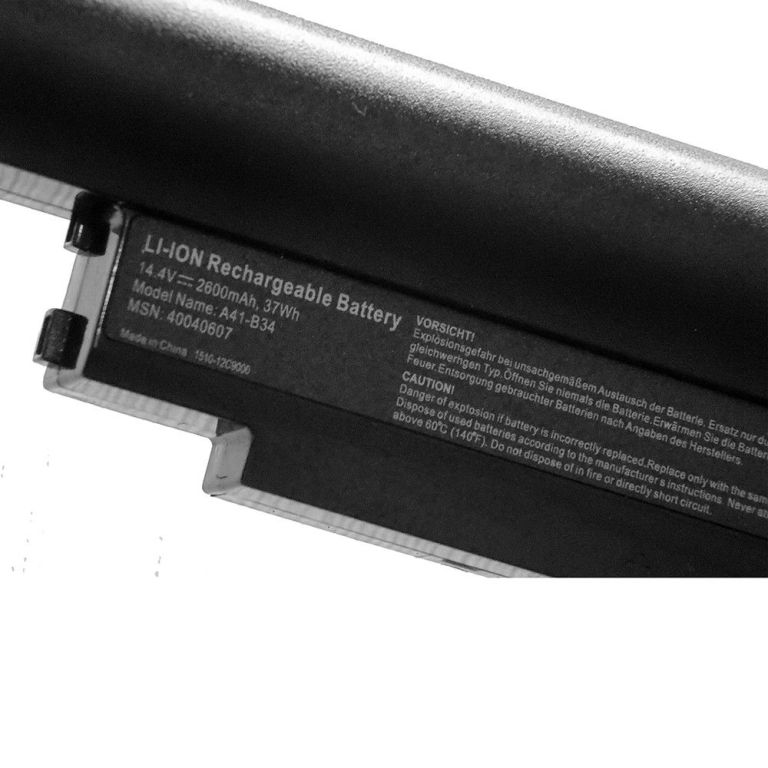 A41-B34, 14.4V 2600mAh 37Wh,MSN: 40040607,MD98622,MD99056 compatibele Accu