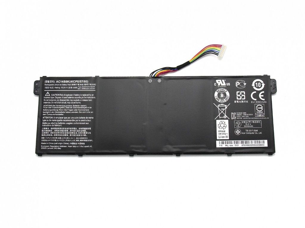 ACER Aspire AC14B8K, AC14B8K(4ICP5/57/80) compatibele Accu