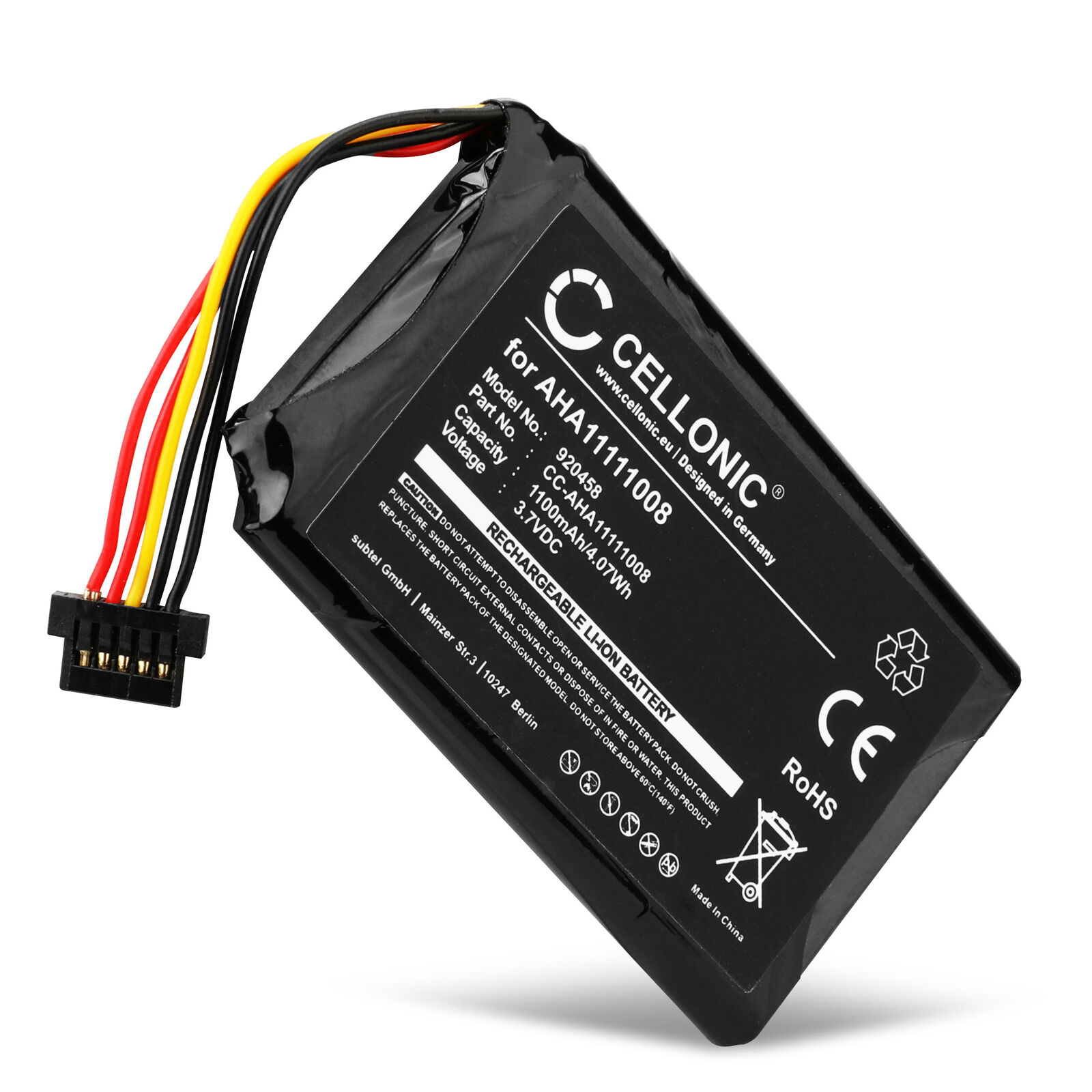 TomTom Go 6200 Go 6000 Go 6100 4FL50 4PL60 1100mAh compatibele Accu - Klik op de afbeelding om het venster te sluiten