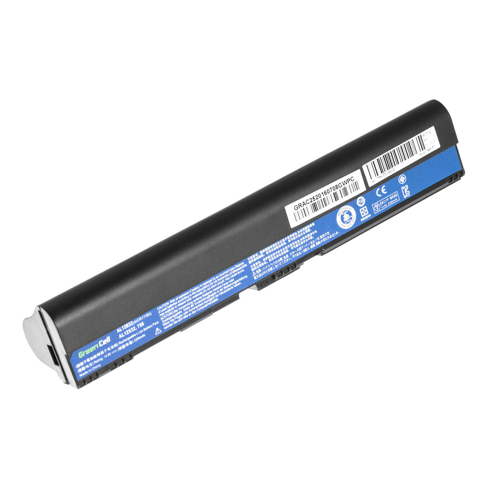 4400mah Acer Aspire One 726 756 V5-121 V5-131 V5-171 AL12A31 AL12B31 AL12B32 compatibele Accu