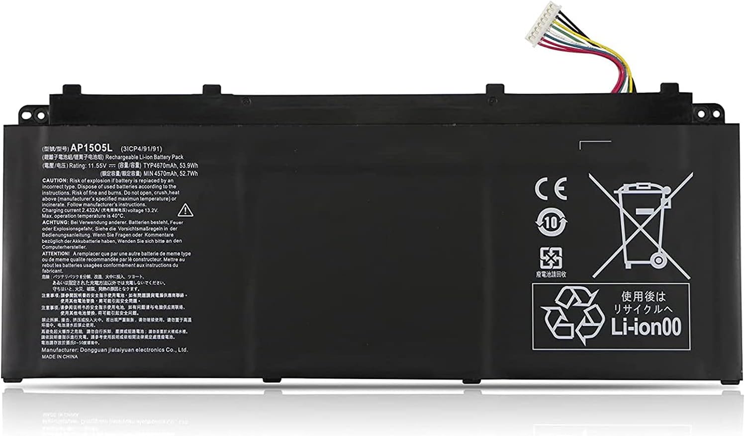 Acer Aspire S 13 S5-371 S5-371T Swift 1 SF114-32 Swift 5 SF514-51 compatibele Accu - Klik op de afbeelding om het venster te sluiten