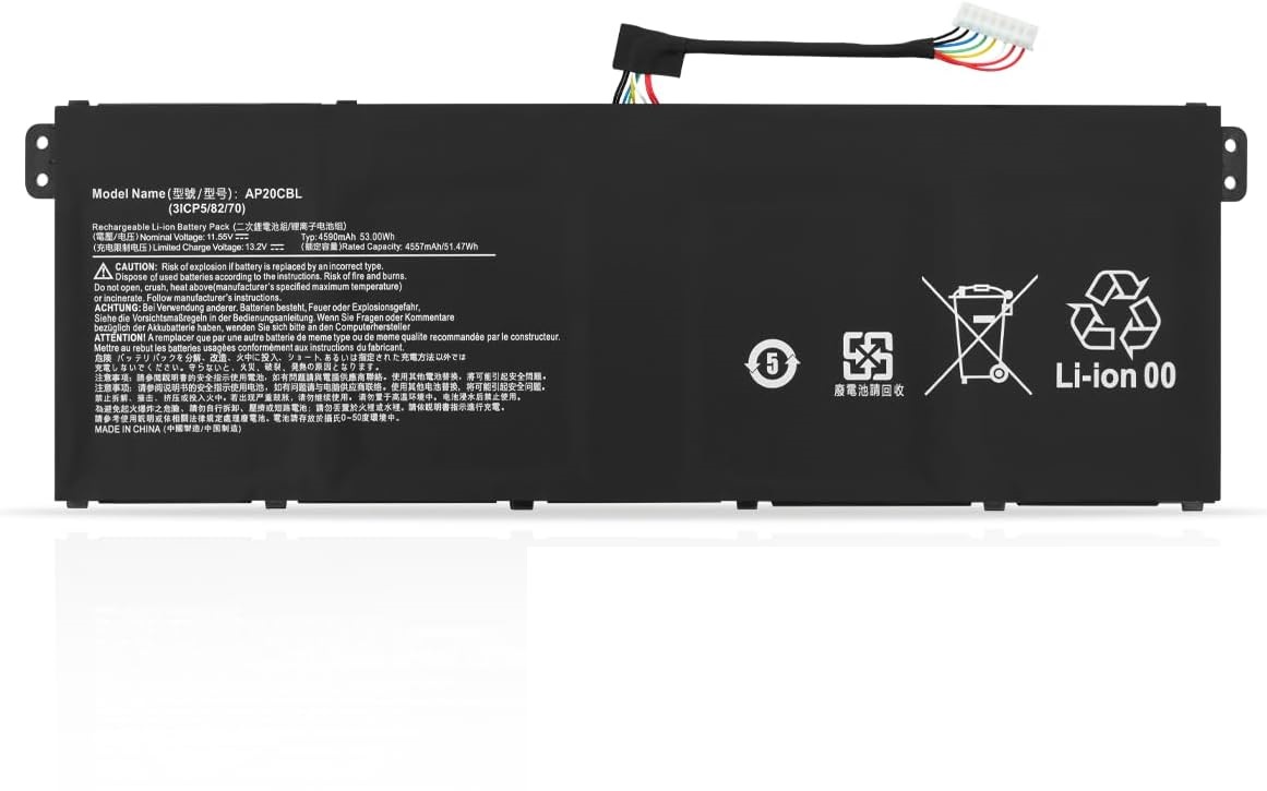 AP20CBL Acer Vero AV15-511 TravelMate P2 214-41-G3 TMP214-41-G3 Spin B3 compatibele Accu AP20CBL Acer Vero AV15-511 TravelMate P2 214-41-G3 TMP214-41-G3 Spin B3 compatibele Accu