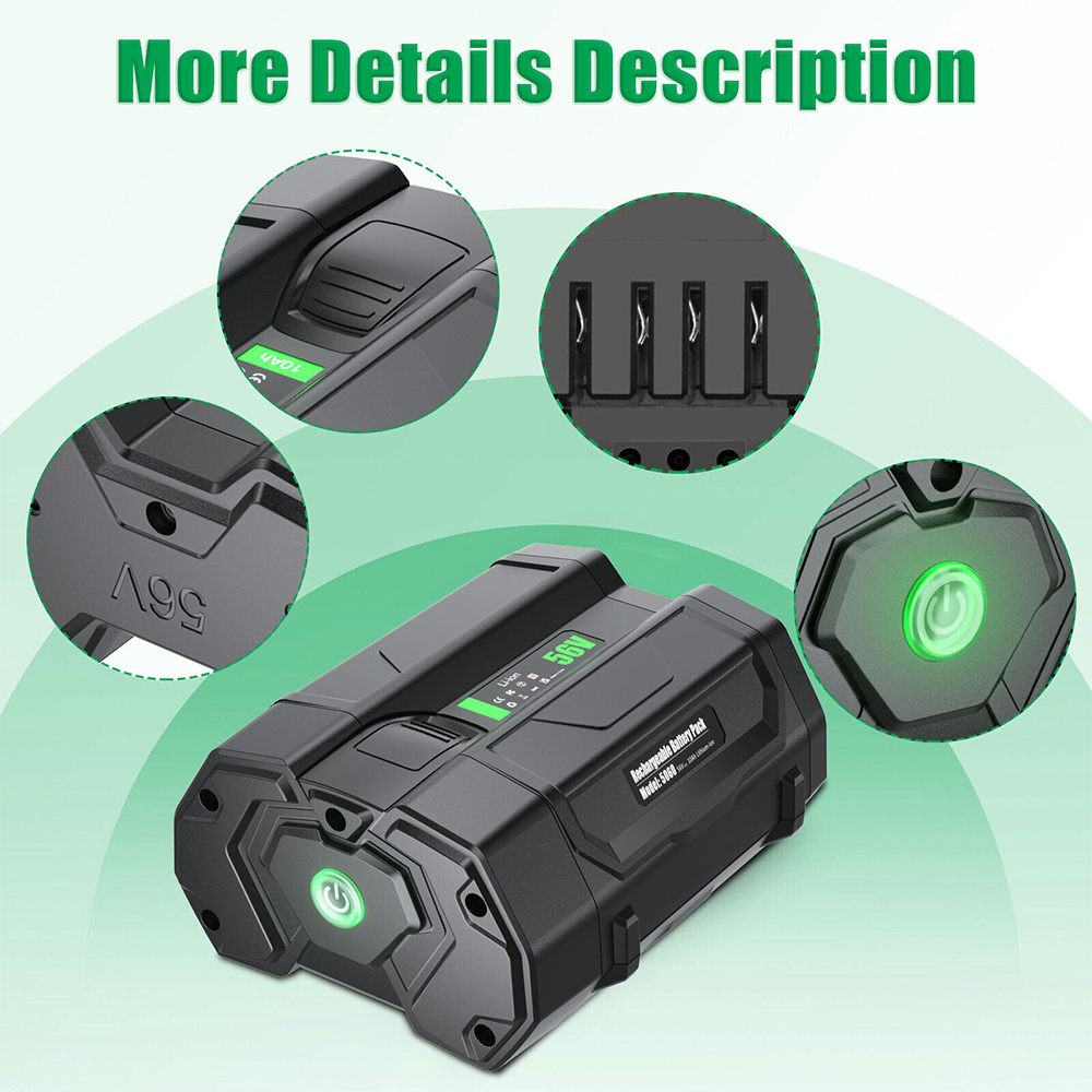9000mAh EGO BA2800 BA2800T BA4200 BA4200T BA1400 BA1400T compatibele Accu