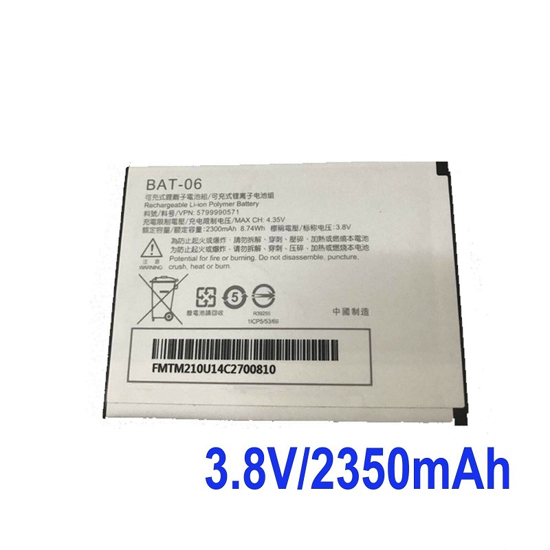 3.8V BAT-06 AE4553710 InFocus M210 M310 IN310 IN260 UP130028 compatibele Accu