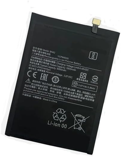 BN62 Xiaomi Pocophone Poco M3 Redmi 9T Xiaomi Redmi Note 9 (4G) compatibele Accu