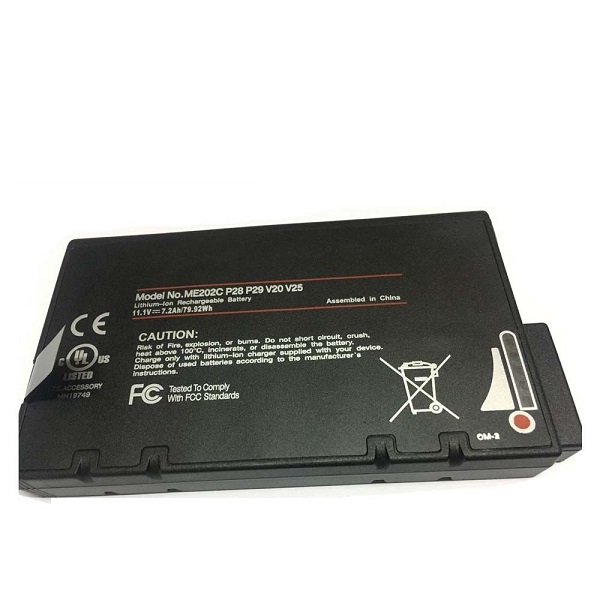 ME202C ME202A P28 P29 V20 V25 Getac M230 V200X V200 V100 compatibele Accu