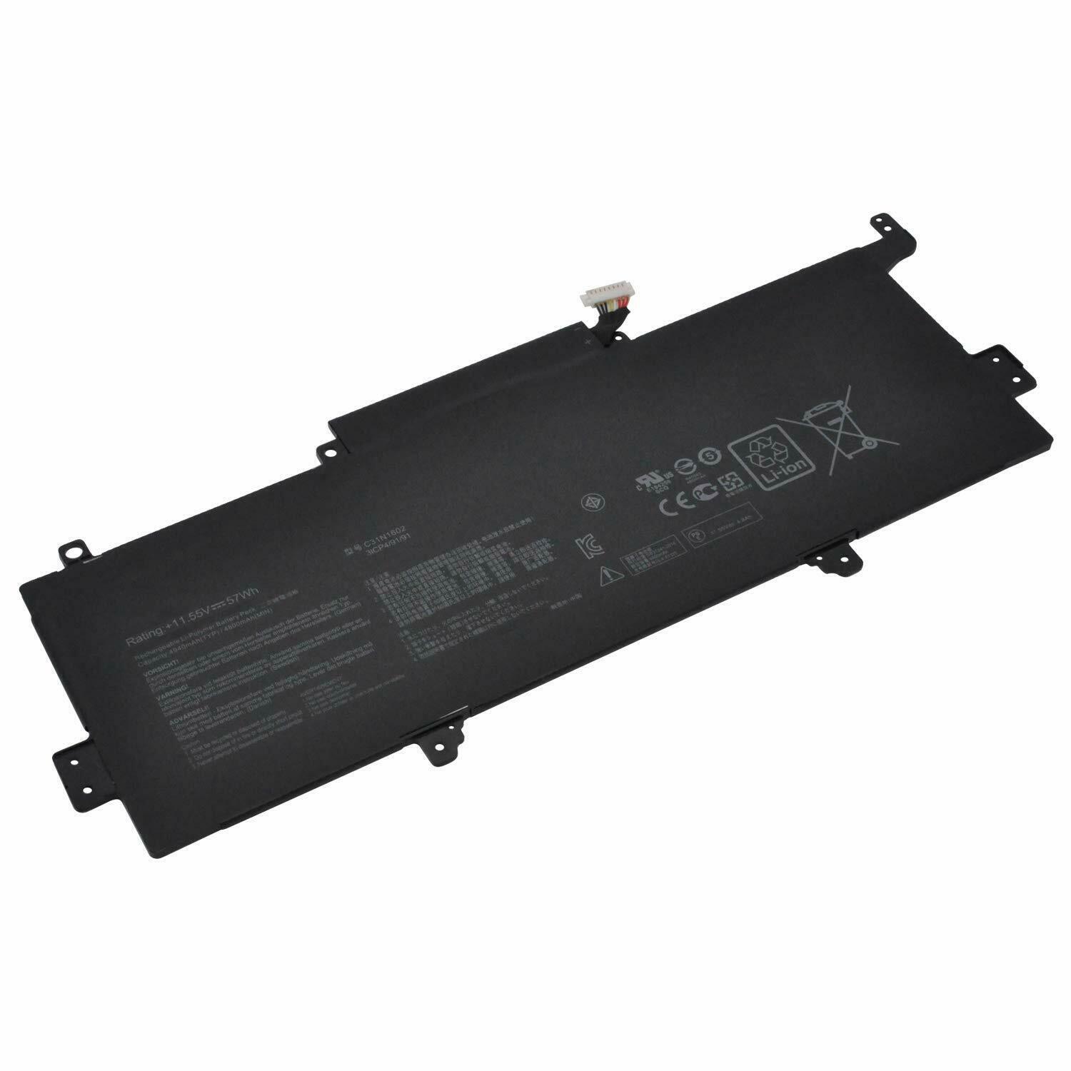 C31N1602 Asus Zenbook UX330 UX330UAK UX330UA UX330U UX330UA-1A compatibele Accu - Klik op de afbeelding om het venster te sluiten