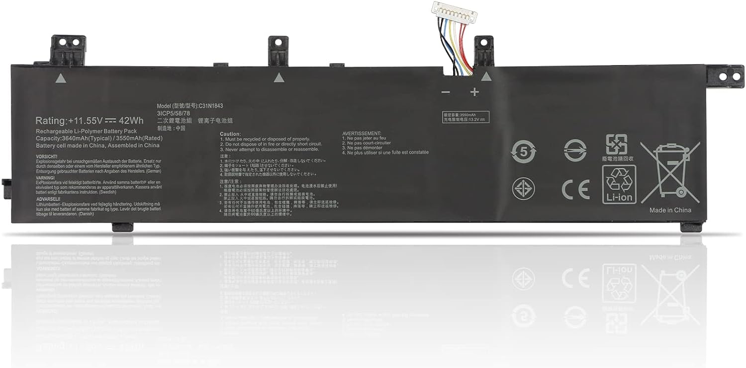 C31N1843 Asus VivoBook S14 S15 X532FLC S4333 EB025T EB055T EB064T S532FA-DB55 S532FA-DH55 compatibele Accu