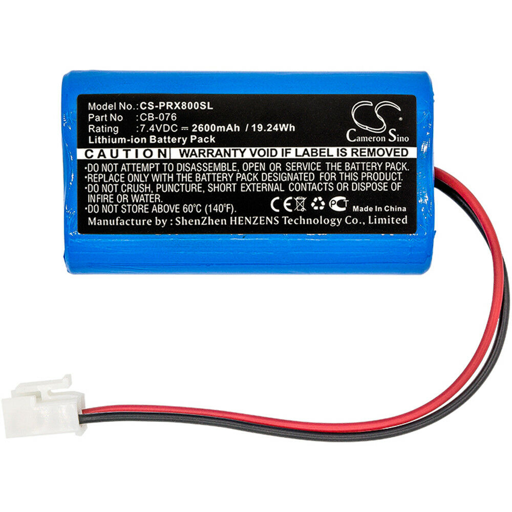 7,4V Li-Ion Promax 8 Premium CATV Analyser - CB-076 -2600mAh compatibele Accu