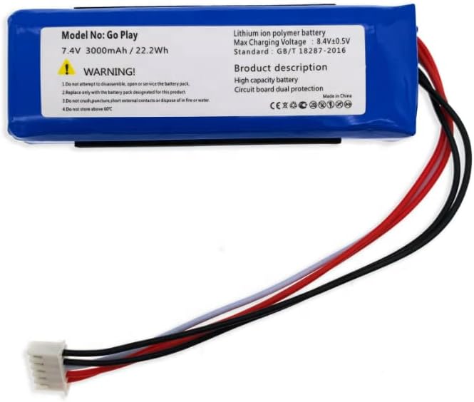 7.4V 3000mAh CP-HK06 GSP1029102 01 Harman/Kardon Go Play, Go Play Mini, GO+ Play compatibele Accu