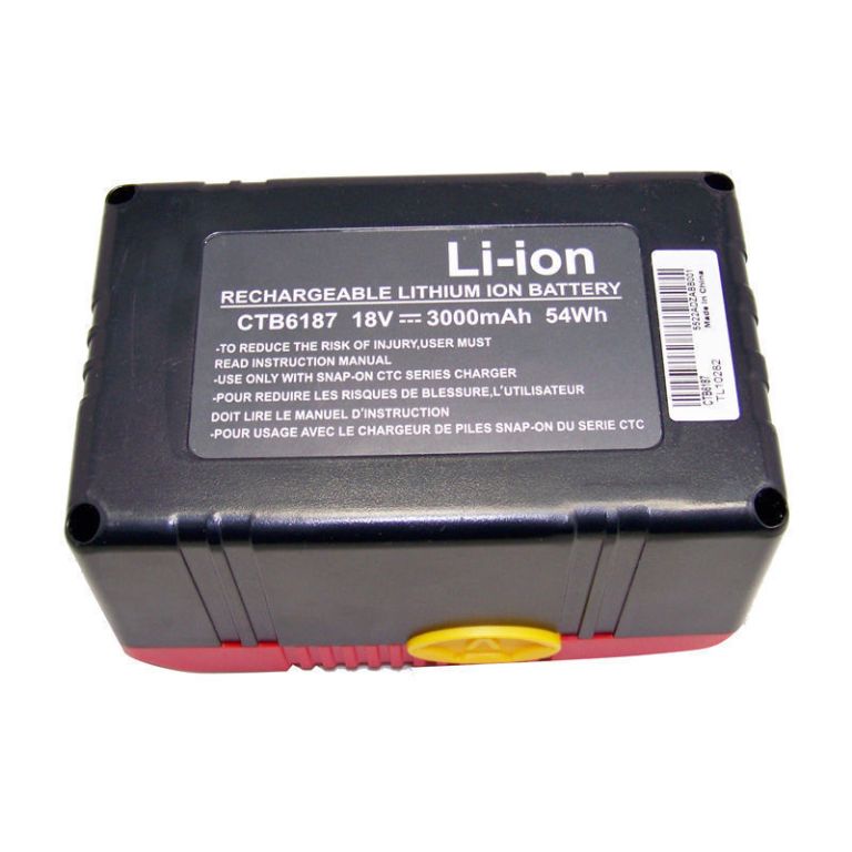 Snap on CTB4187 CTB4185 CTB6187 LI-ION 18V 3.0Ah compatibele Accu