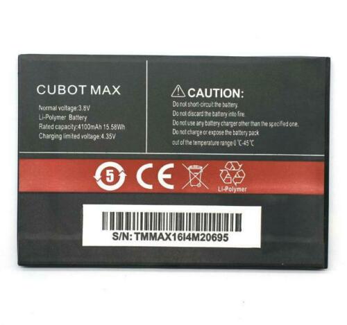 4100MAH Cubot Max Smartphone 3.8V compatibele Accu