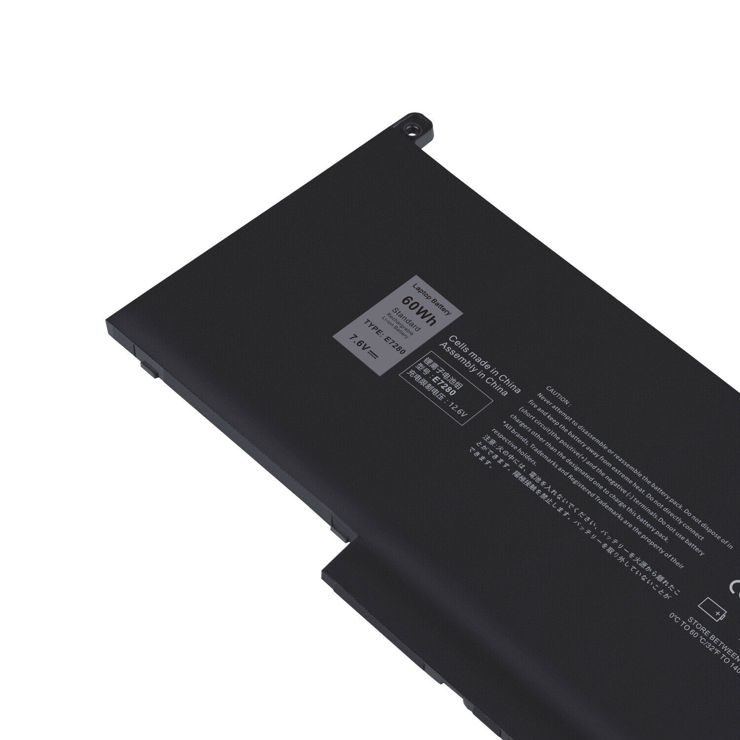 F3YGT 0MYJ96 DM3WC 2X39G MYJ96 Dell Latitude 12 7280 7480 compatibele Accu
