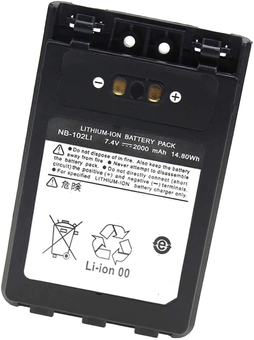 2000mah FNB-102LI YAESU VERTEX VX-8R VX-8E VX-8DR VX-8DE Radio compatibele Accu - Klik op de afbeelding om het venster te sluiten