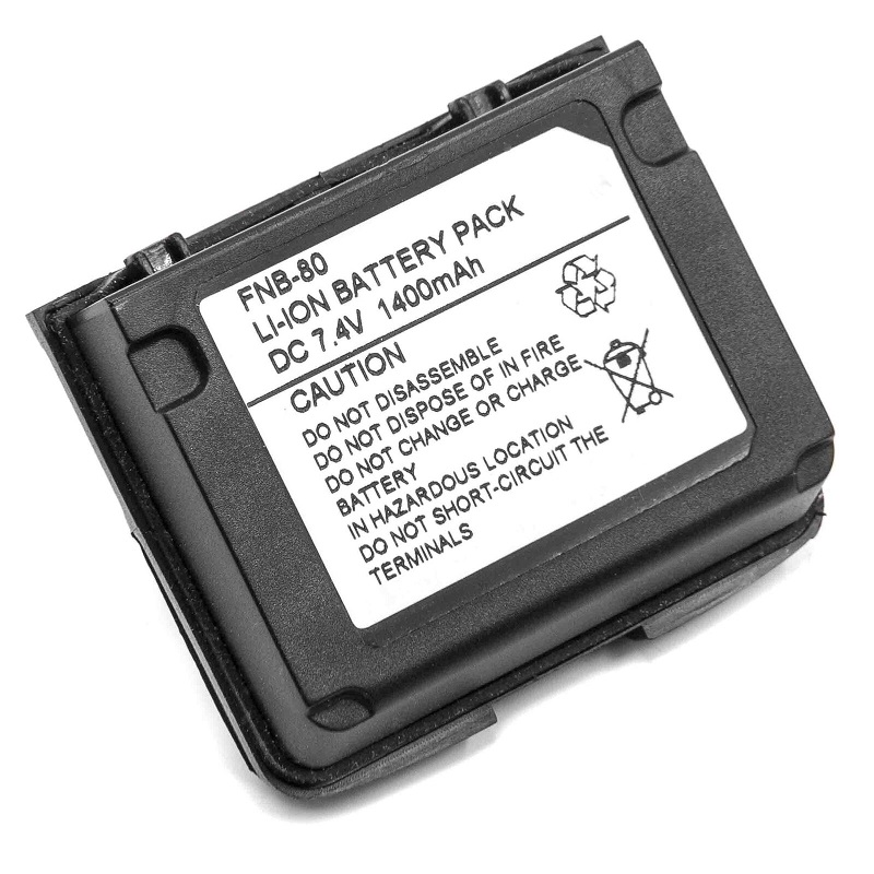 Vertex Yaesu FNB-58Li,FNB-80,FNB-80Li 1400mAh 7,4V Li-Ion compatibele Accu - Klik op de afbeelding om het venster te sluiten