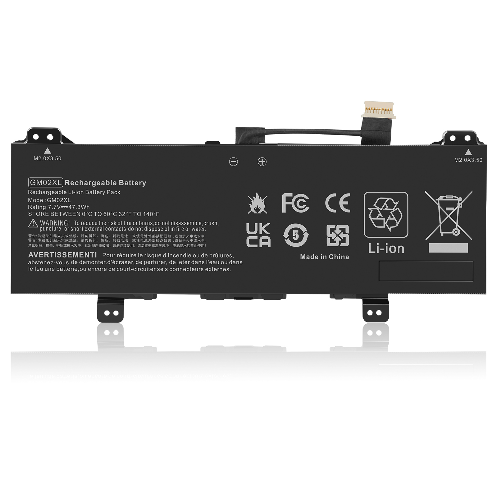 HP Chromebook 14-ca 14-ca051sa 11A-NB GM02XL 917725-855 compatibele Accu