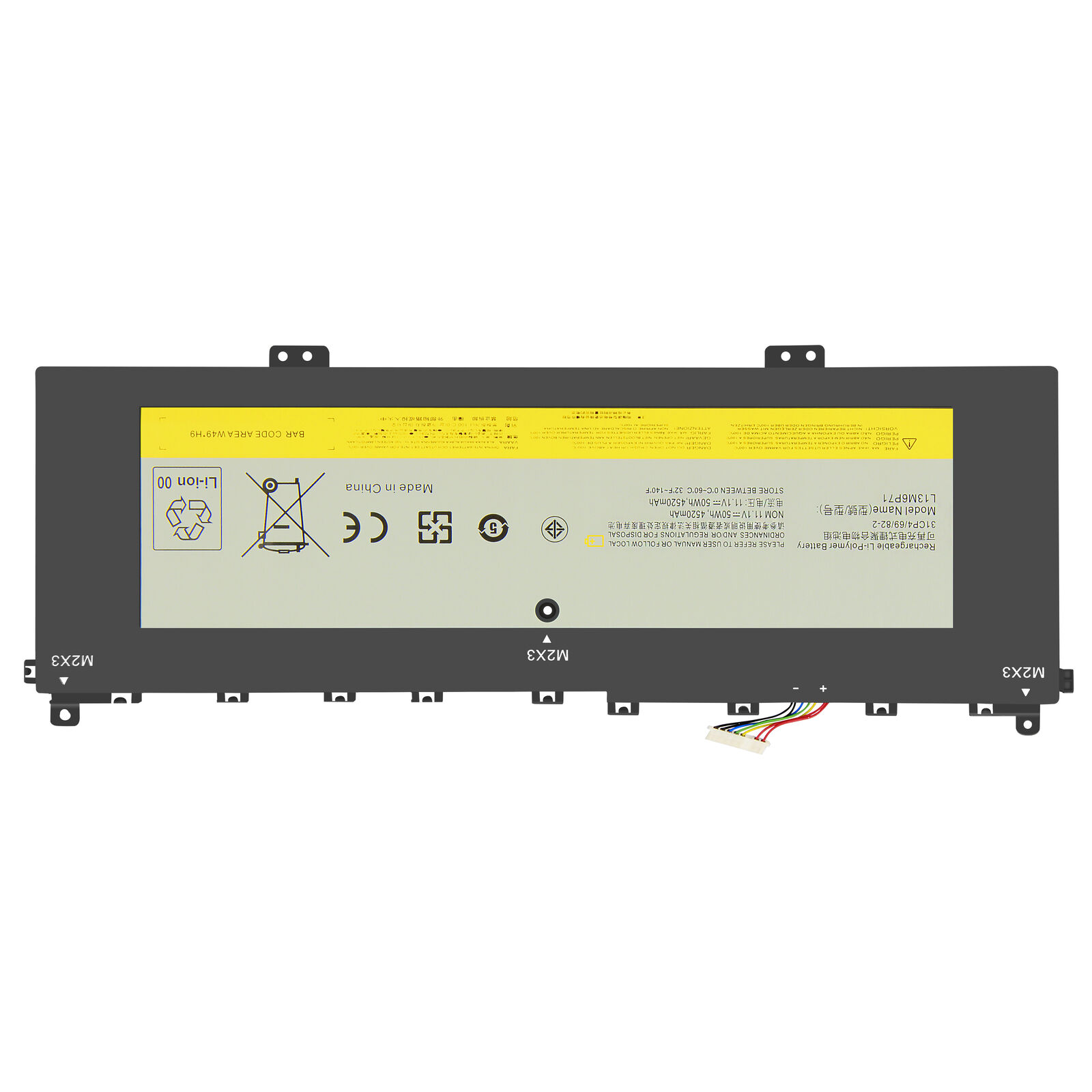 11.1V L13M6P71 121500229 L13S6P71 121500234 Lenovo IdeaPad Yoga 2 13 compatibele Accu - Klik op de afbeelding om het venster te sluiten