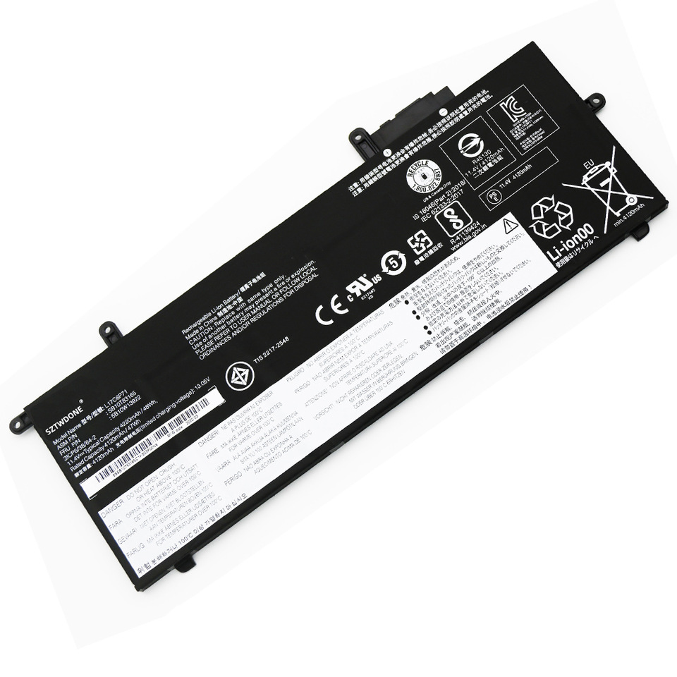 Lenovo 01AV472 L17C6P71 SB10K97619 L17L6P71 SB10K97617 01AV470 compatibele Accu - Klik op de afbeelding om het venster te sluiten