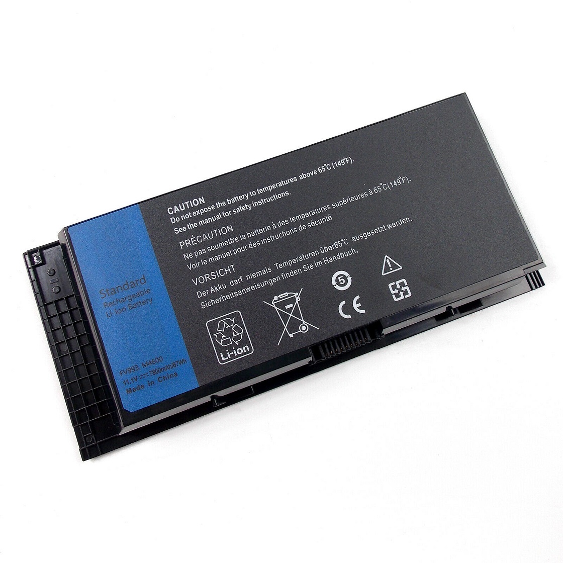 7800mAh DELL Precision M6800 FV993 5V19F R7PND compatibele Accu