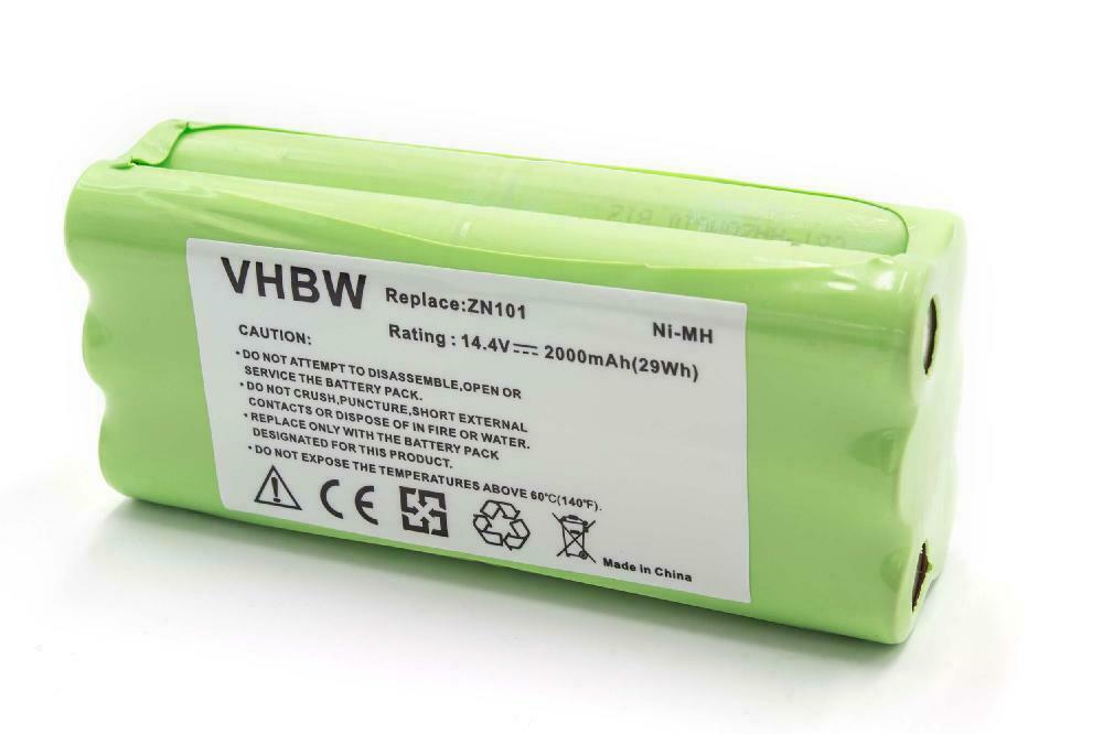 14,4V 2000mAh Ni-MH M606-4 Spider M607 M612 Fusion M611 Puck M610 compatibele Accu