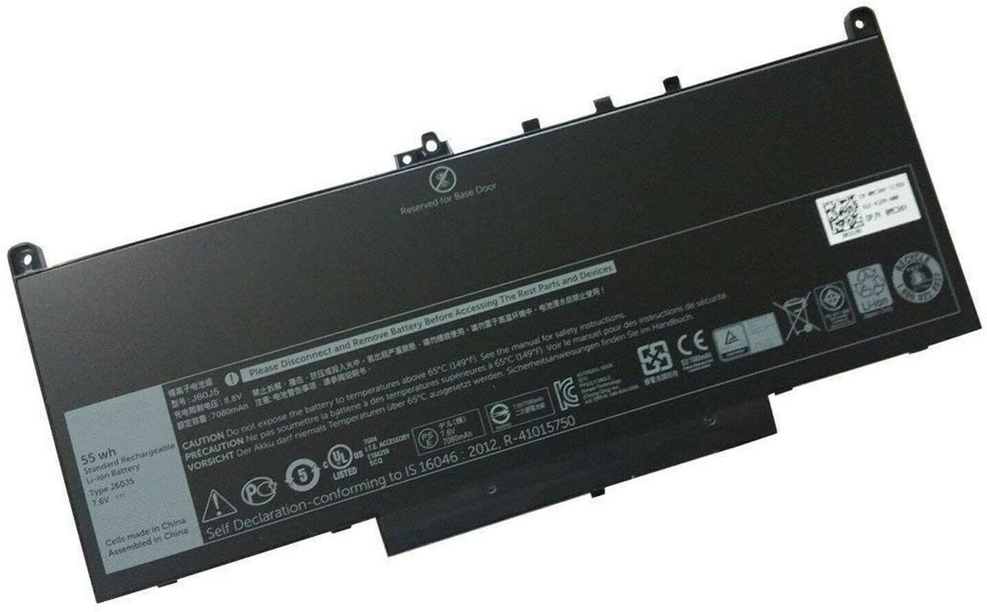 7.6V 242WD J60J5 MC34Y 1W2Y2 0MC34Y Dell Latitude E7270 E7470 compatibele Accu - Klik op de afbeelding om het venster te sluiten