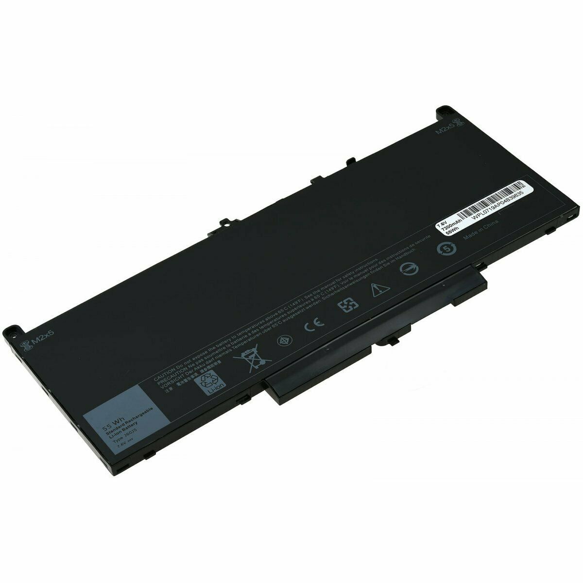 7.6V 242WD J60J5 MC34Y 1W2Y2 0MC34Y Dell Latitude E7270 E7470 compatibele Accu