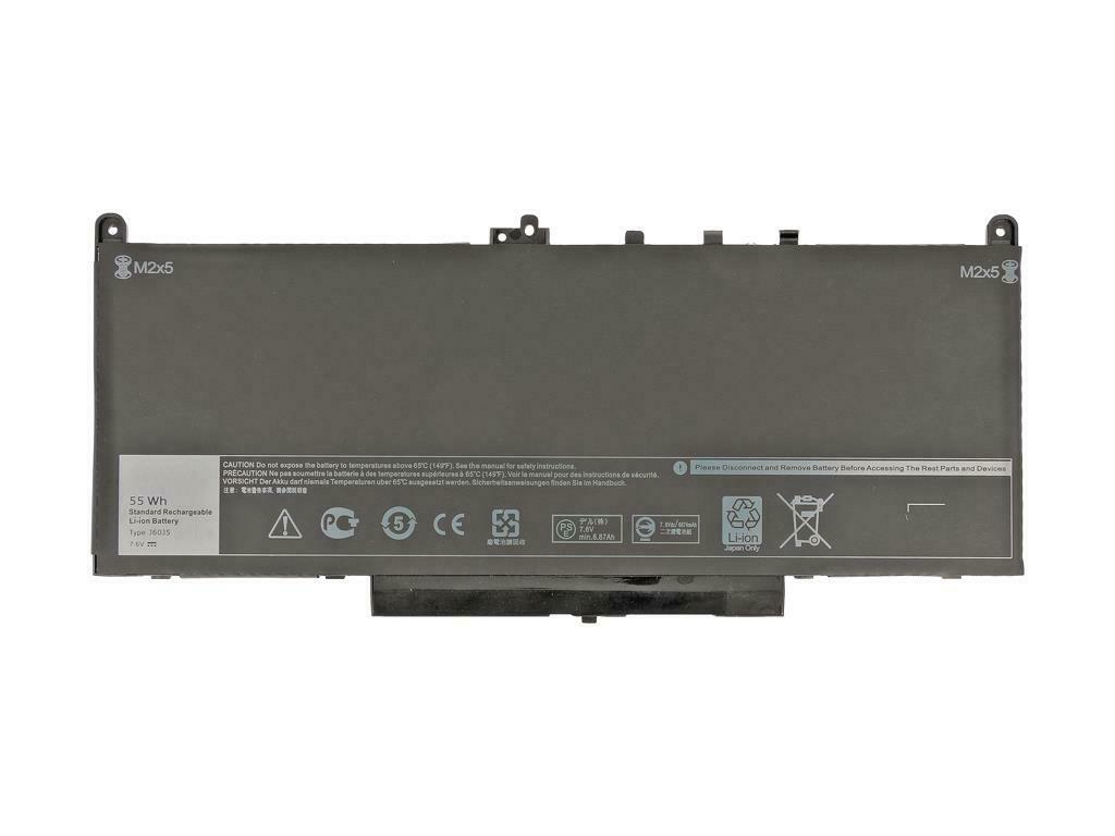 7.6V 242WD J60J5 MC34Y 1W2Y2 0MC34Y Dell Latitude E7270 E7470 compatibele Accu