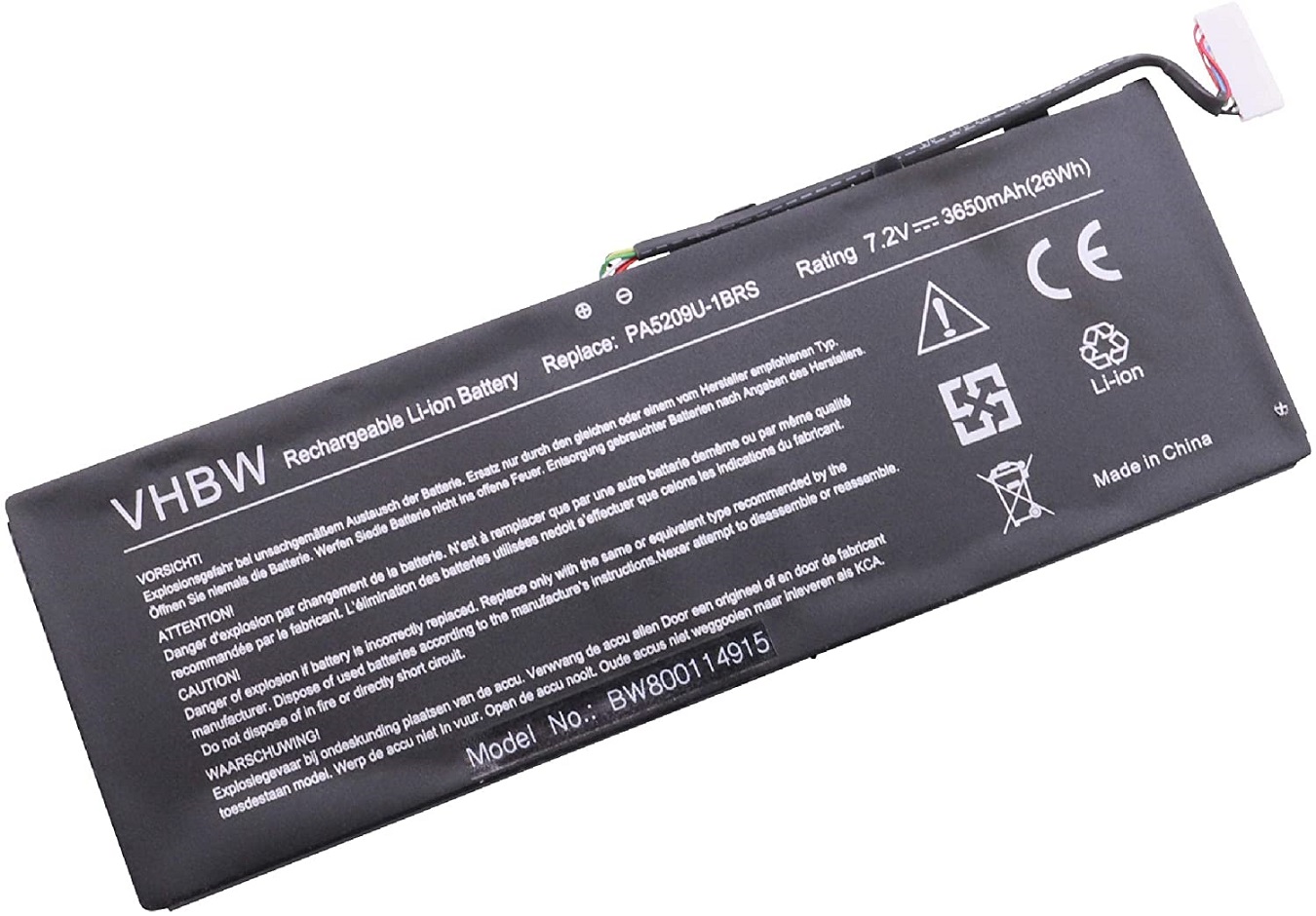 TOSHIBA Satellite Radius 11 L10W-C-10F L10W-C-10G L10W-C-10H compatibele Accu