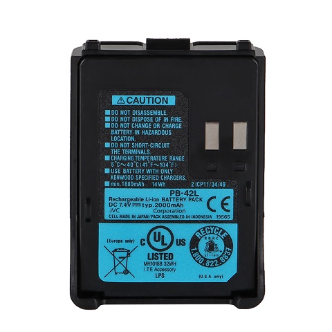 PB-42L Kenwood TH-F6 TH-F6A TH-F6E THF6 THF6A TH-F7 TH-F7A TH-F7E TH-FT compatibele Accu - Klik op de afbeelding om het venster te sluiten