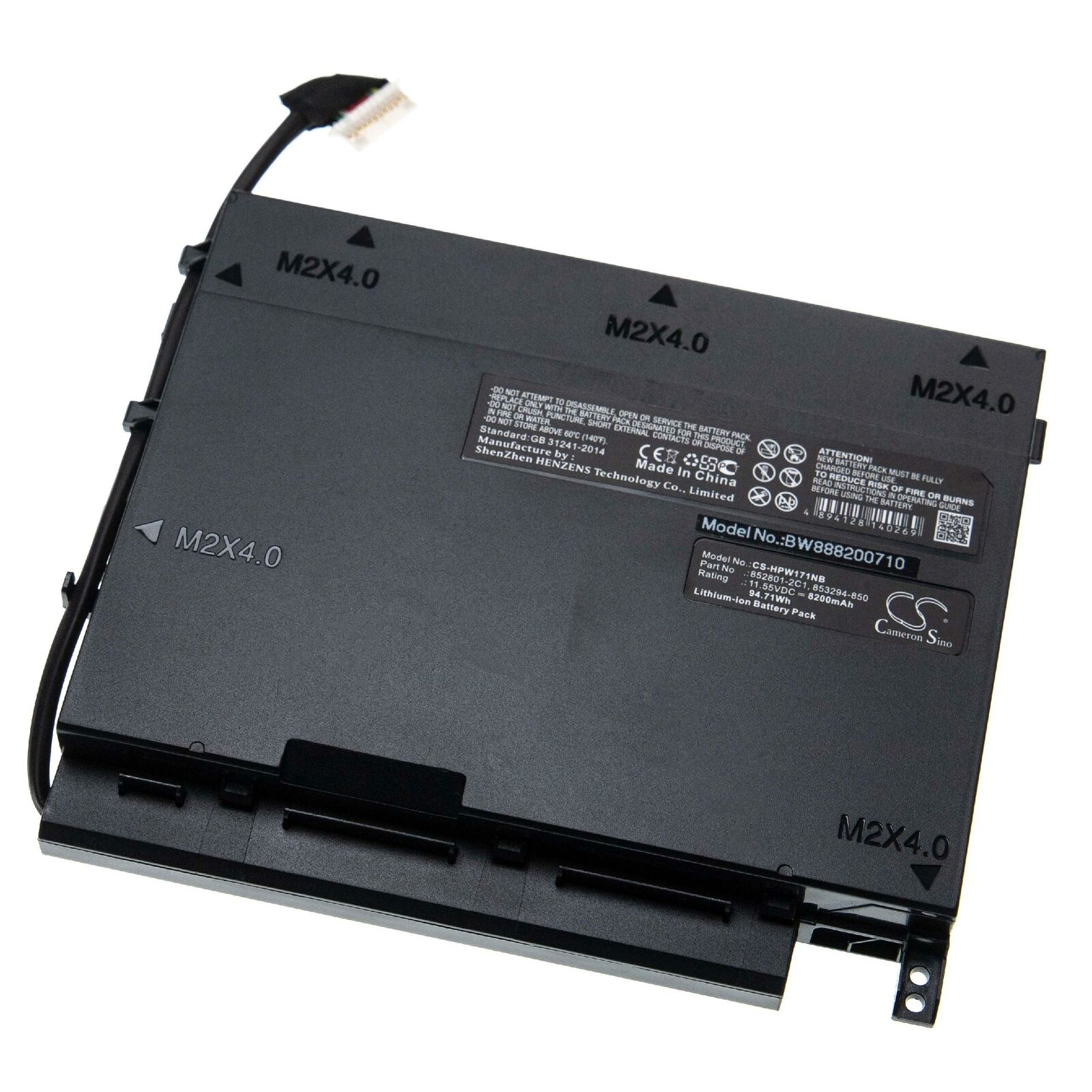 HP PF06XL 11,55V 8290mAh/95,8Wh Li-Polymer compatibele Accu