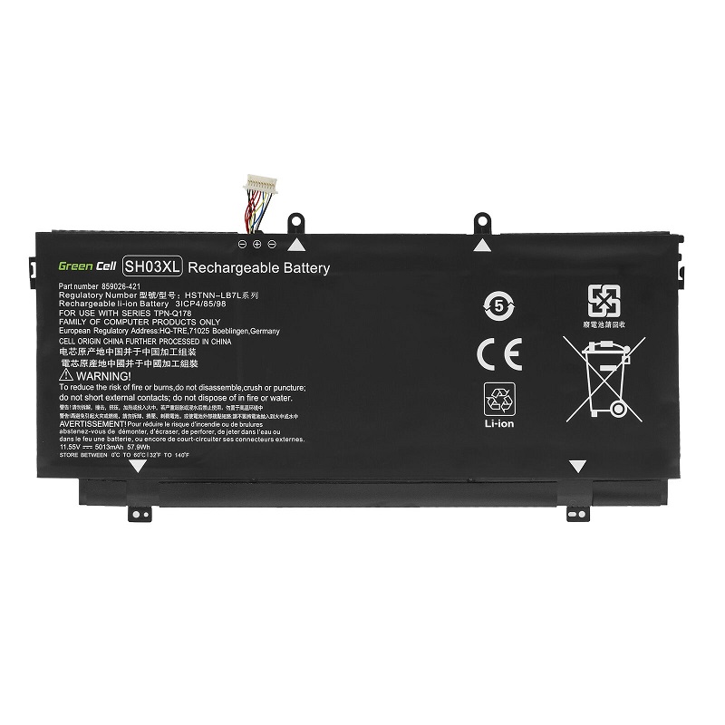 HP Spectre x360 13-AC035NG 13-AC035TU 13-AC036NG 13-AC036TU compatibele Accu