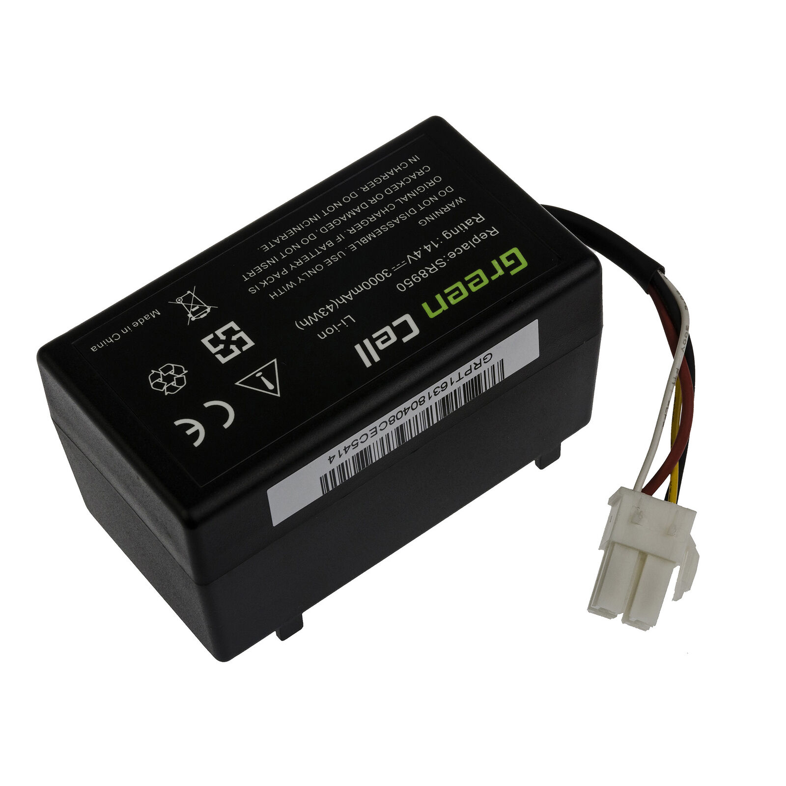 14.4V 3000mAh SAMSUNG Navibot SR8980, SR8981 compatibele Accu