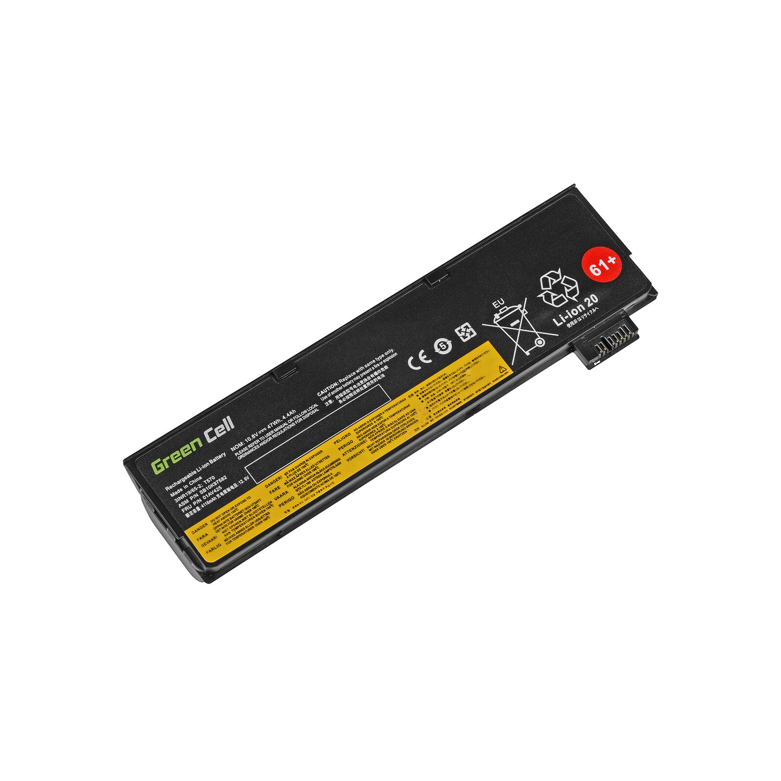 Lenovo ThinkPad A475 P51S T25 T470 T570 4400mAh compatibele Accu