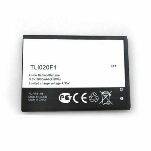 ALCATEL TLi020F1 ONE TOUCH OT-7040 OT- 7041 2000mAh compatibele Accu