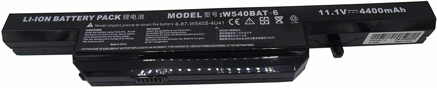 W540BAT-6 CLEVO W55EU Aquado M1519 Terra 1529h W550EU W550SU compatibele Accu - Klik op de afbeelding om het venster te sluiten