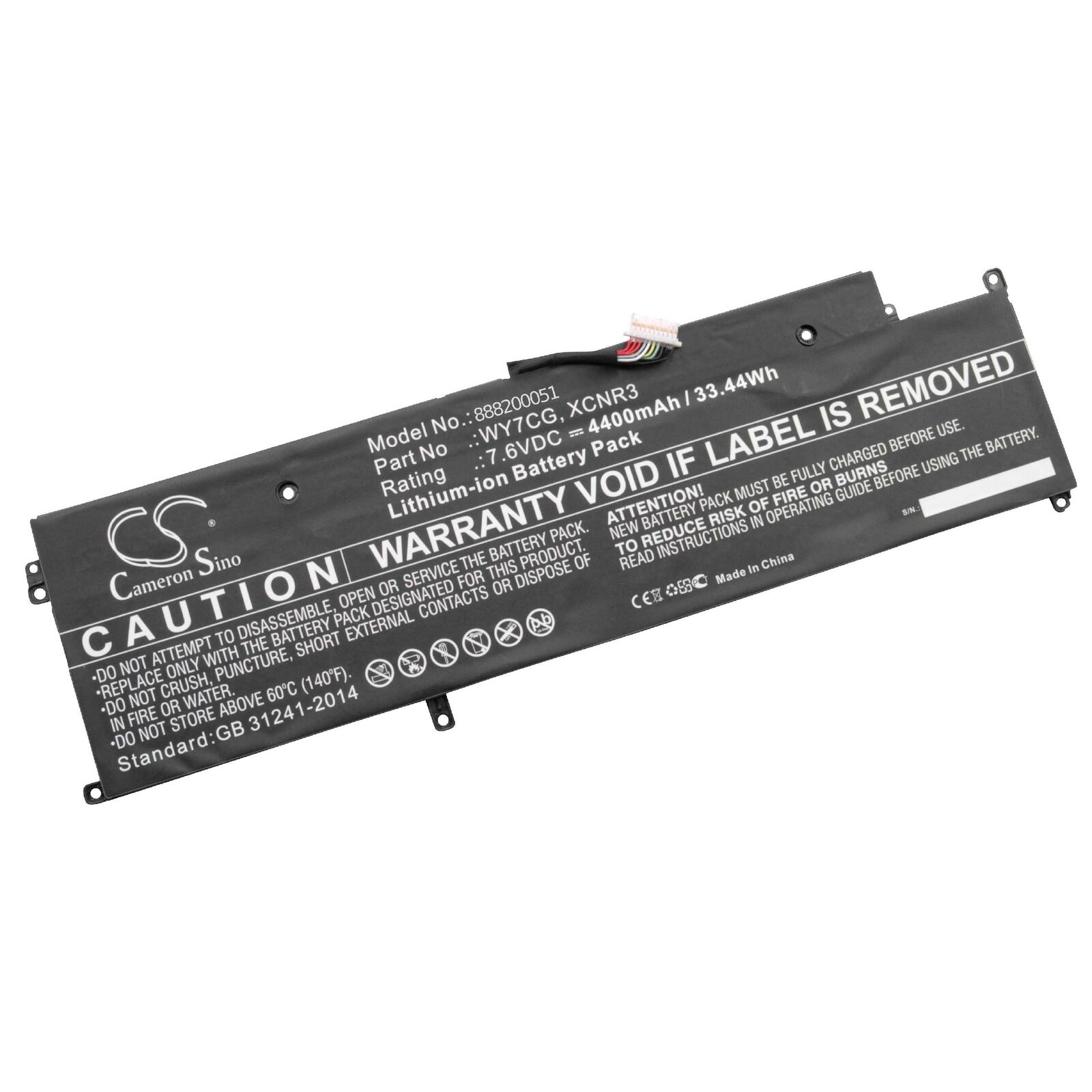 XCNR3 Dell Latitude 13 7000 Series 7370 E7370 P63NY N3KPR 4H34M WY7CG compatibele Accu - Klik op de afbeelding om het venster te sluiten