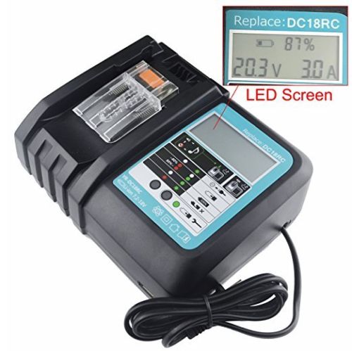 Charger Li-ion 18V for Makita BL1830 Makita DC18RC verenigbaar - Klik op de afbeelding om het venster te sluiten